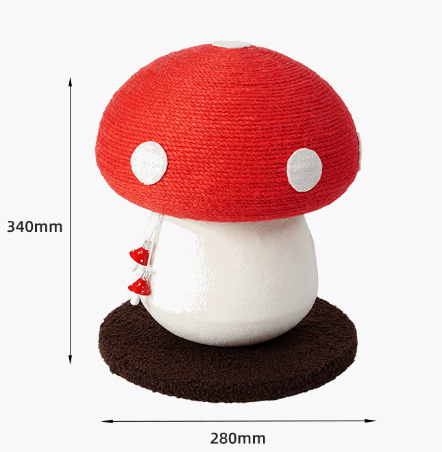 Mushroom Scratching Post