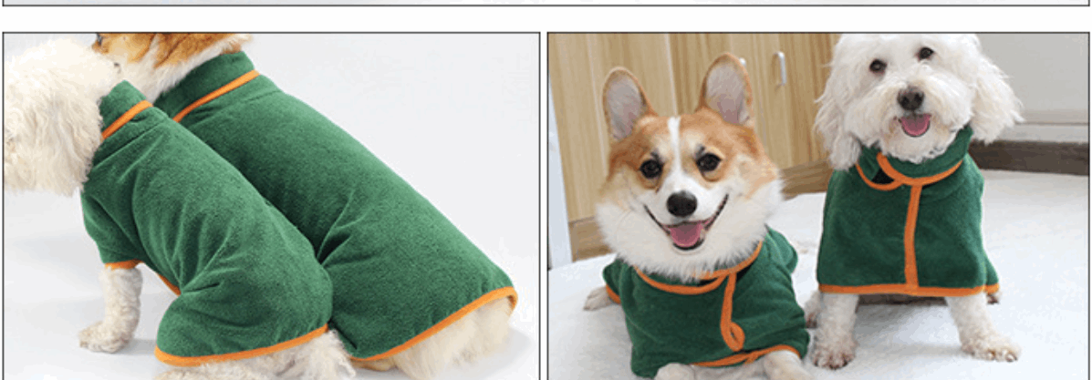 Adjustable Pet Bathing Robe - Mans Bestie