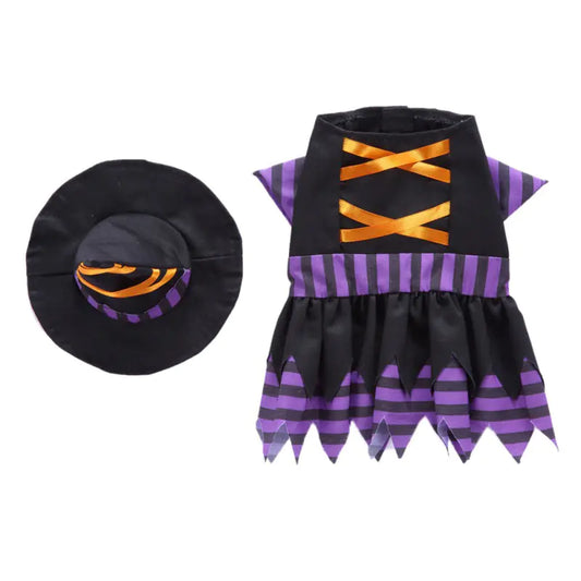 Bewitching Paws™ – Witch Costume Cape & Hat for Dogs - Mans Bestie
