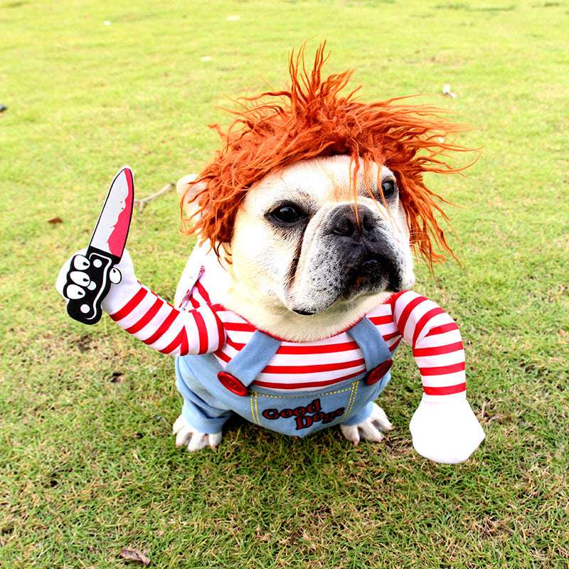 Pet Scary Costume Pet - Mans Bestie