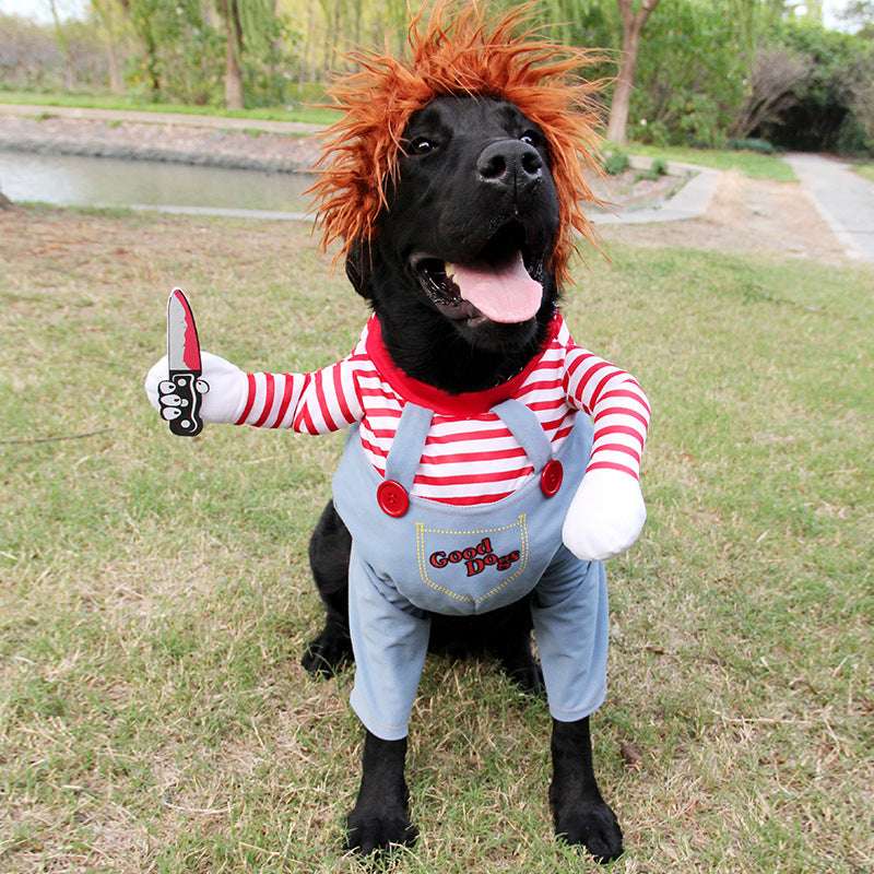 Pet Scary Costume Pet - Mans Bestie
