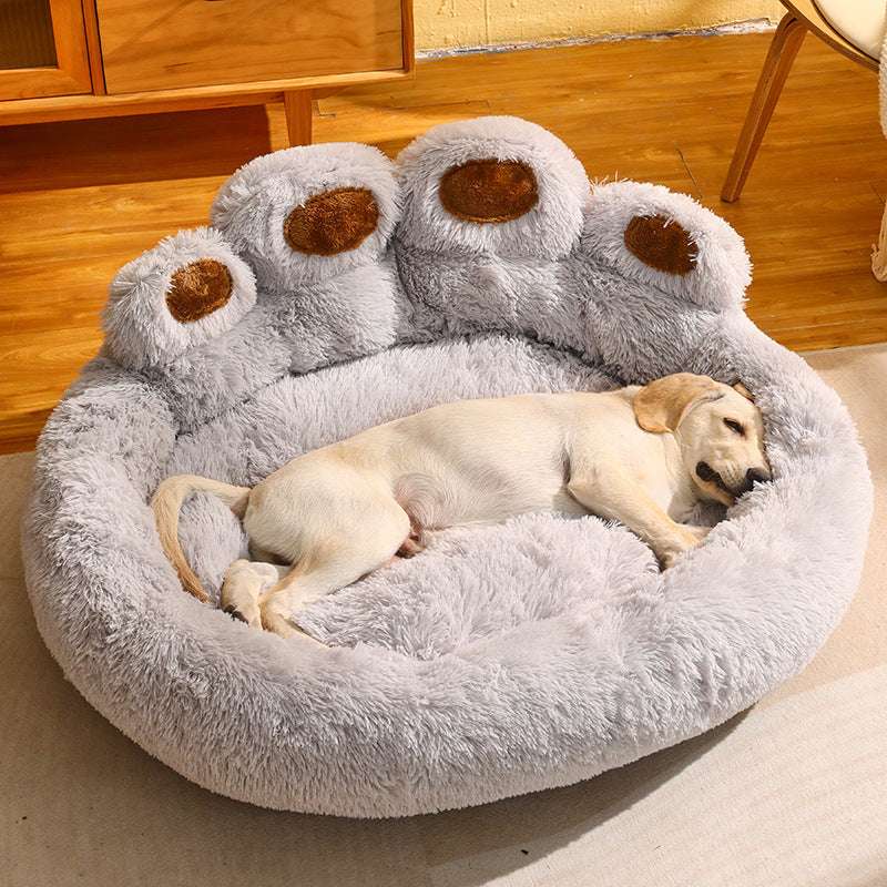 CozyCloud™ Luxury Hand-Shaped Pet Bed - Mans Bestie