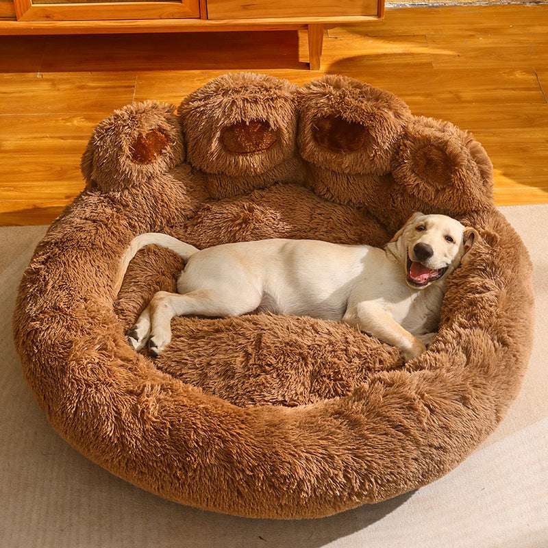 CozyCloud™ Luxury Hand-Shaped Pet Bed - Mans Bestie
