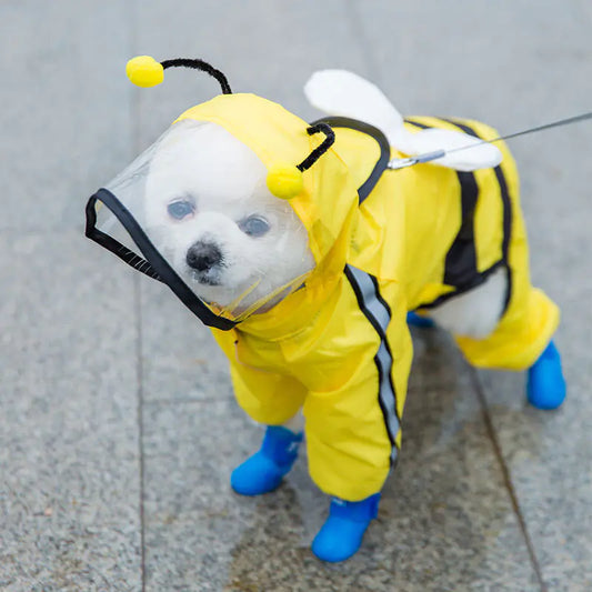 BuzzPup™ Raincoat – The Cutest Bee-Inspired Dog Raincoat - Mans Bestie