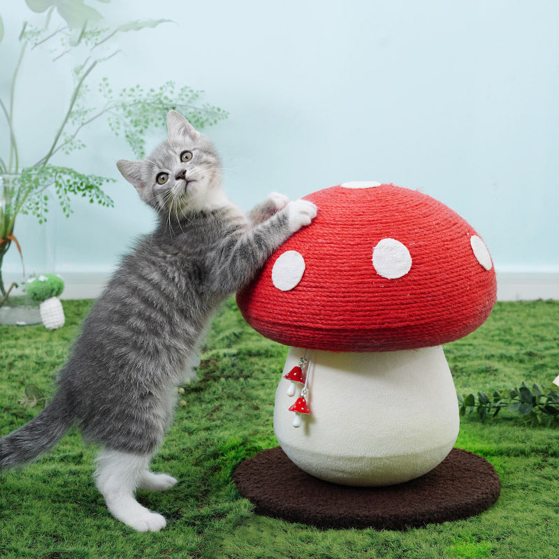 Mushroom Scratching Post