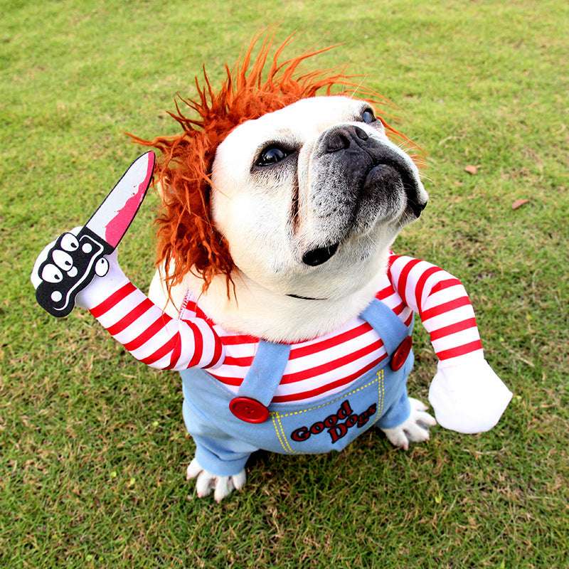 Pet Scary Costume Pet - Mans Bestie