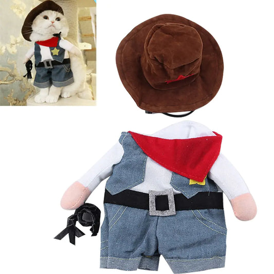 Yeehaw! The Paw-some Cowboy Costume - Mans Bestie