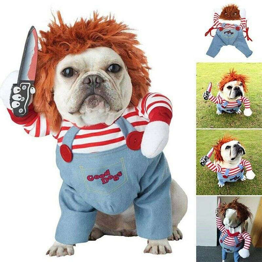 Pet Scary Costume Pet - Mans Bestie