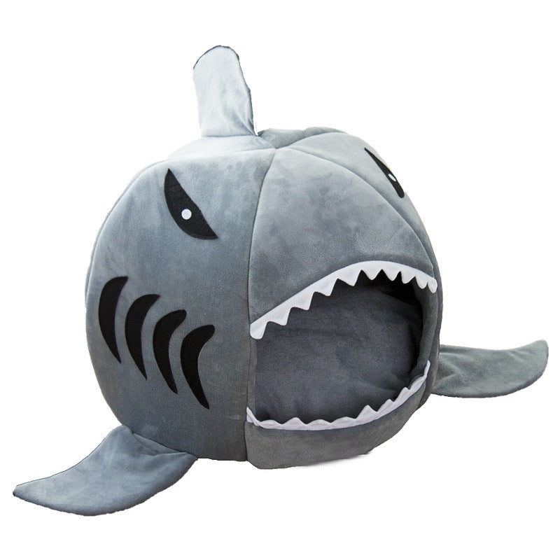 Shark Head Pet Bed