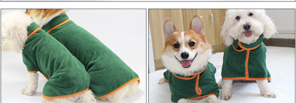 Adjustable Pet Bathing Robe