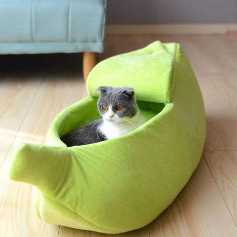 Banana Cat Bed