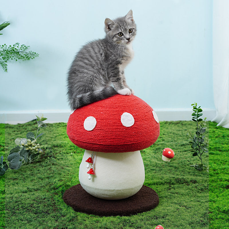 Mushroom Scratching Post