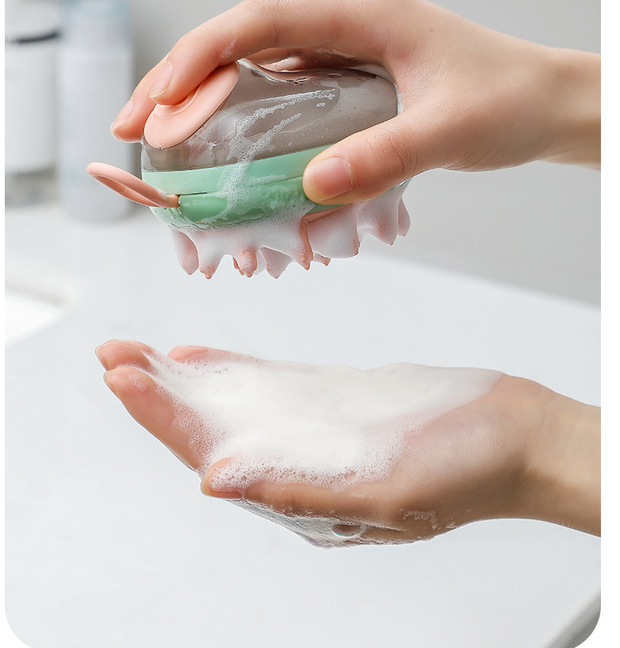 New 2 In 1 Pet Bathing Massage Brush