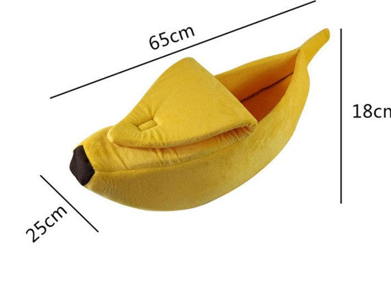 Banana Cat Bed