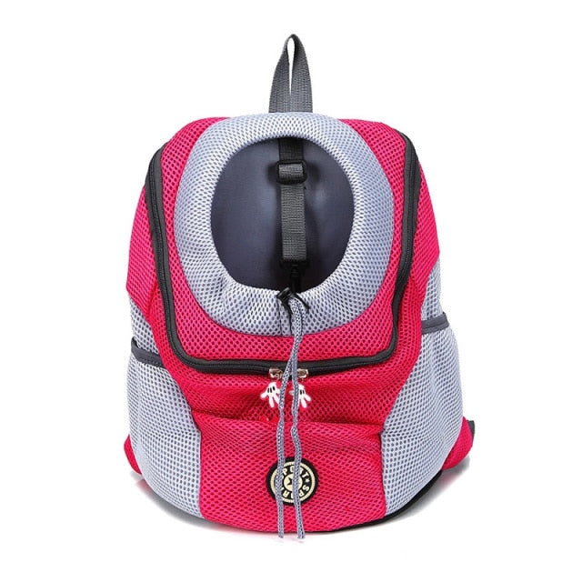 Mesh Breathable Dog Outdoor Double Shoulder Carrier - Mans Bestie
