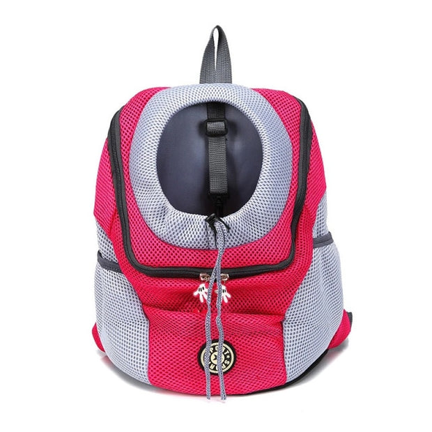 Mesh Breathable Dog Outdoor Double Shoulder Carrier - Mans Bestie